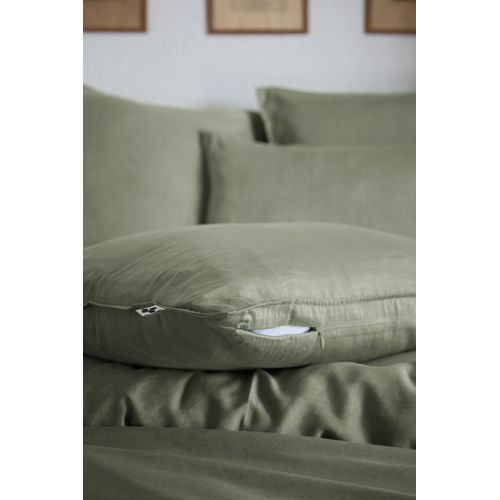 Taie D’oreiller 63 X 63 Cm En Lyocell – Modèle Lysandre Thym