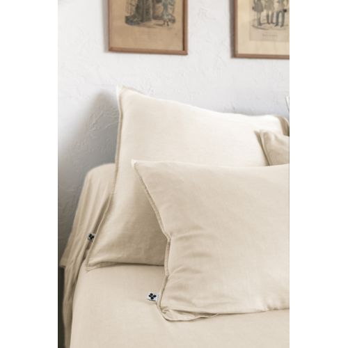 Taie De Traversin 43 X 185 Cm - Lyocell Uni Lysandre Pampa - 147 G/m²