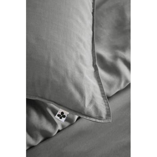 Taie De Traversin 43 X 185 Cm - Lyocell Uni Lysandre Stone - 147 G/m²