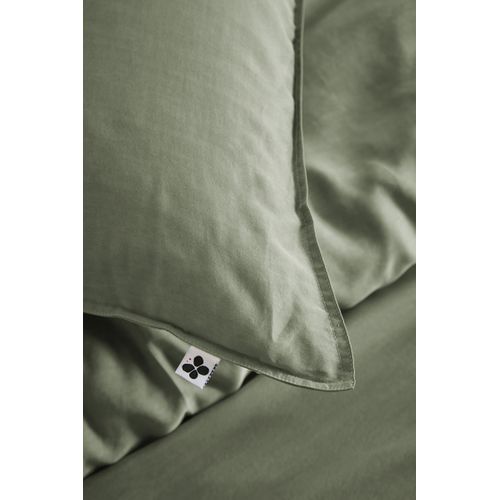 Taie De Traversin 43 X 185 Cm - Lyocell Uni Lysandre Thym - 147 G/m²