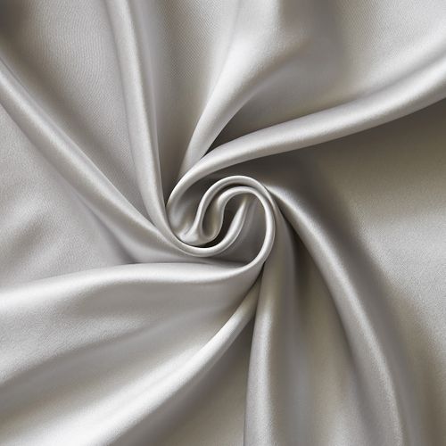 Taie D'oreiller 63 X 63 Cm - Soie De Mûrier Soanne Argent