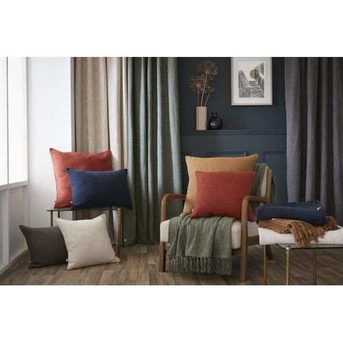 Coussin Déhoussable 40 X 60 Cm – 100 % Coton Texturé – Sixtine Camel