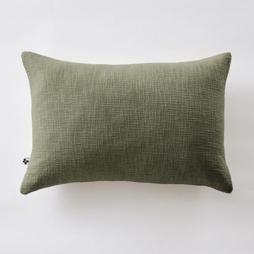 Coussin Déhoussable 40 X 60 Cm – 100 % Coton Texturé – Sixtine Thym
