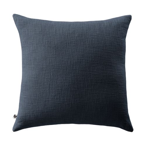 Coussin Déhoussable 60 X 60 Cm - 100% Coton Sixtine Bleu Marine