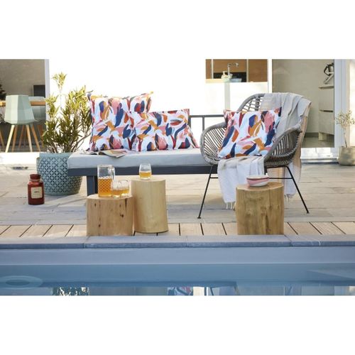 Housse De Coussin 40 X 60 Cm – Julianne Abstrait Multicolore