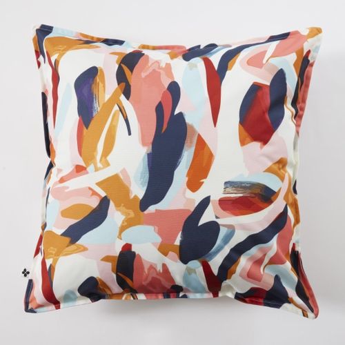 Housse De Coussin 60 X 60 Cm – Julianne Abstrait Multicolore