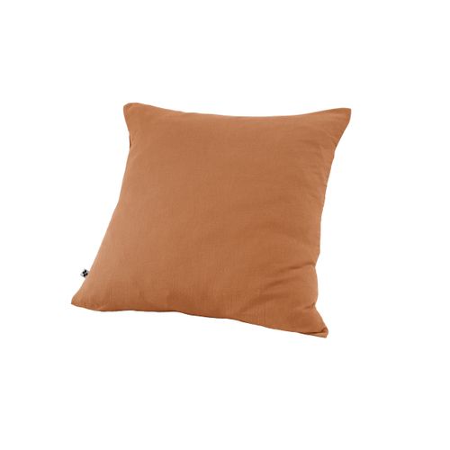 Taie D’oreiller 60 X 60 Cm – Double Gaze De Coton – Gaïa Abricot