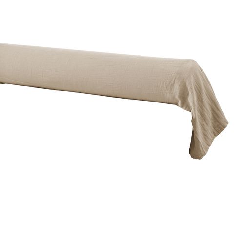 Taie De Traversin Gaze De Coton Gaïa – 85 X 185 Cm - Ficelle