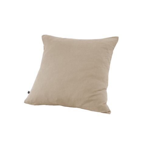 Taie D’oreiller 60 X 60 Cm – Double Gaze De Coton – Gaïa Ficelle