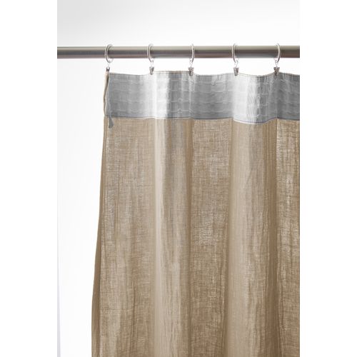 Rideau Galon Fronceur 140 X 240 Cm – Double Gaze De Coton Gaïa Ficelle