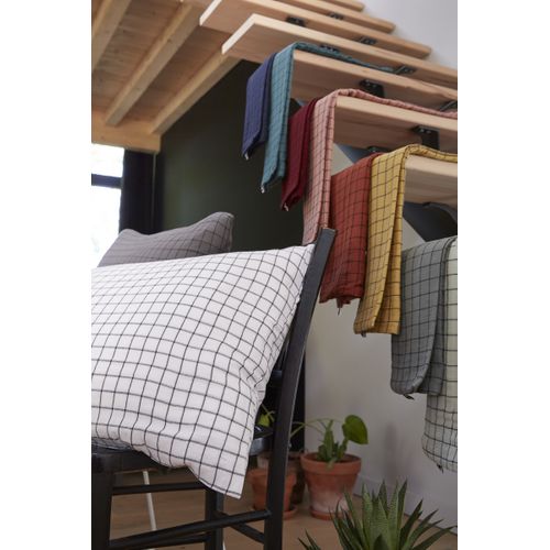 Taie D’oreiller 50 X 70 Cm – Gaze De Coton Tissée – Gaïa Mix – Ficelle