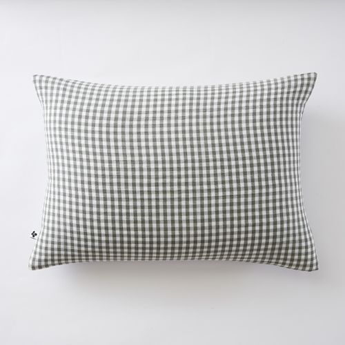 Taie D’oreiller 50 X 70 Cm – Gaze De Coton Tissée Teinte Vickie Romarin