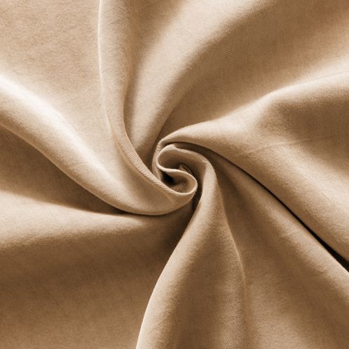 Drap-housse 90 X 190 Cm – Lyocell Uni Lysandre – Camel – Bonnet 30 Cm