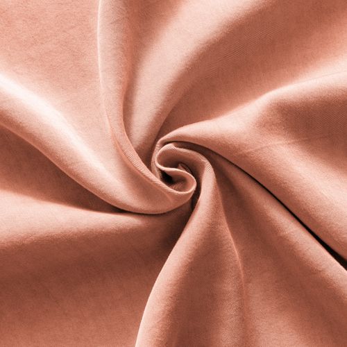 Drap-housse 90 X 190 Cm – Lyocell Uni Lysandre – Terracotta – Bonnet 30 Cm