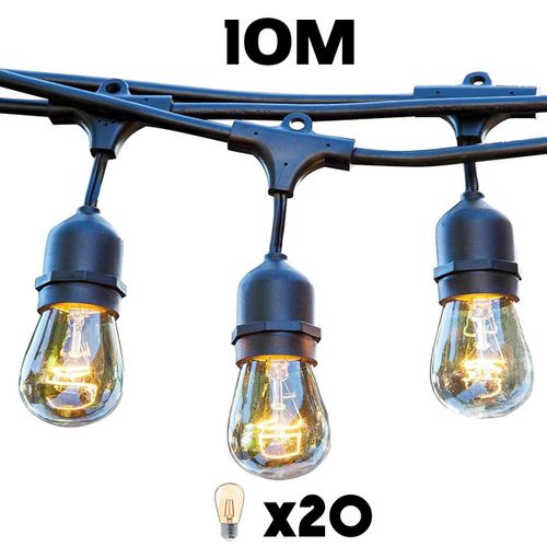 Guirlande Mafy 20 Ampoules E27 10m