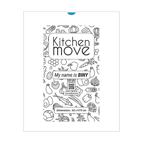 20 Sacs Poubelles Biny Blanc Plastique 50l