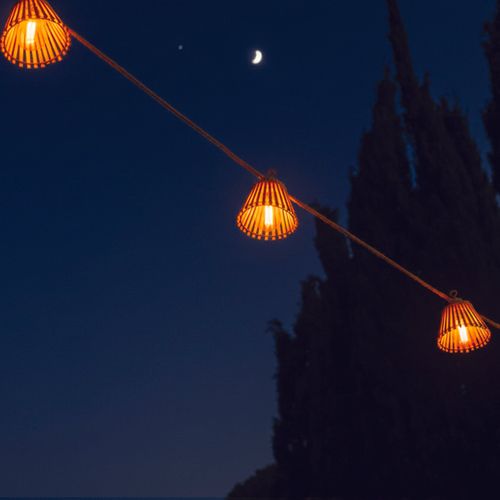 Guirlande Lumineuse Extérieur Natura Bois Bambou 8m