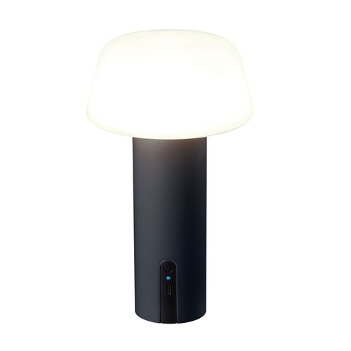 Lampe De Table Malo Noir Aluminium H21 Cm