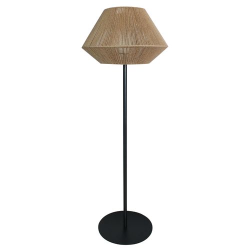 Lampadaire Sans Fil Darson Beige Corde De Jute H151cm