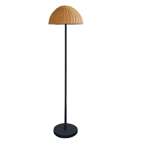 Lampadaire Sans Fil Faroe Tall Beige Polyrotin H160cm