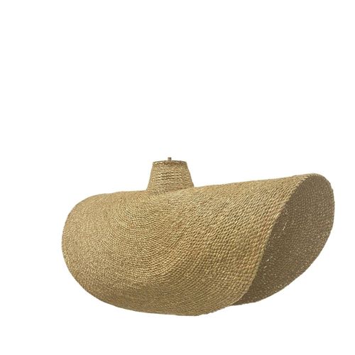 Abat-jour Kleia Marron Herbe Marine D32cm