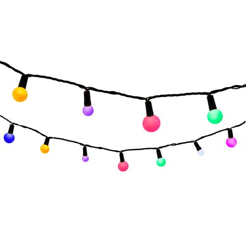 Guirlande Solaire Billy Rgb Multicolore  9,90m