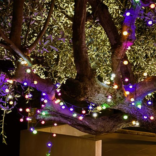 Guirlande Solaire Billy Rgb Multicolore  9,90m