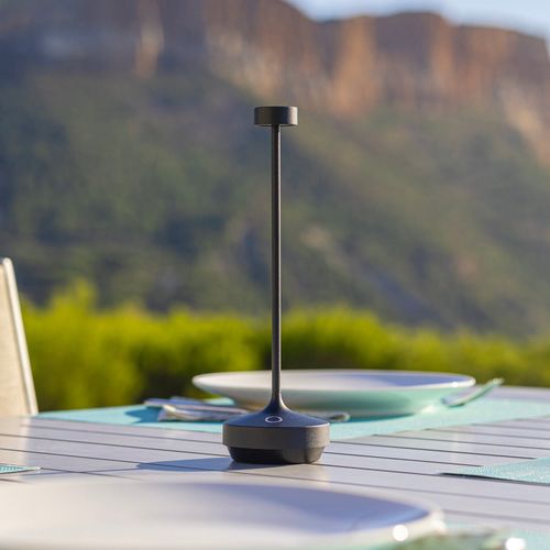 Lampe De Table Sans Fil LED Ruby Noir