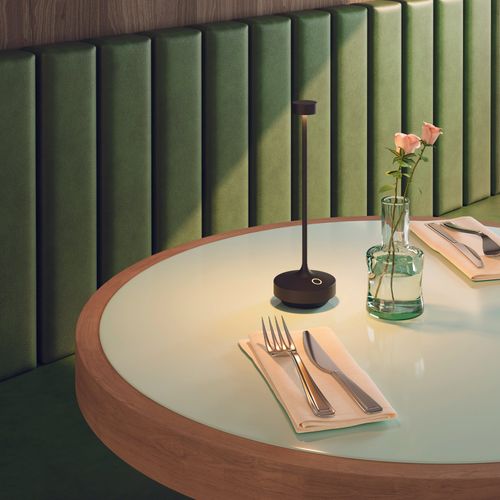 Lampe De Table Sans Fil LED Ruby Noir