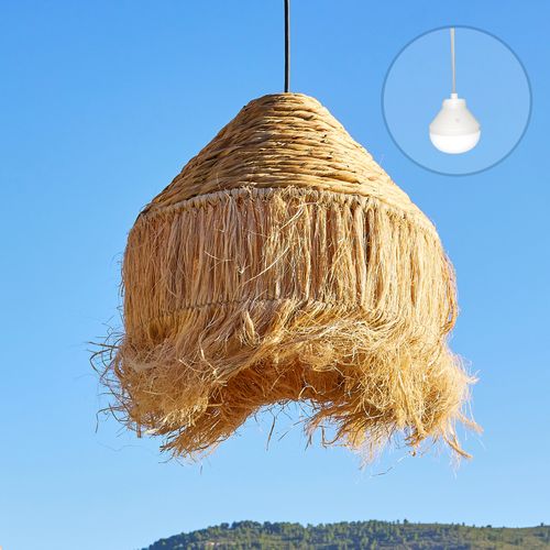 Suspension D'extérieur Nomade Leonora Beige Fibre Naturelle D44 Cm