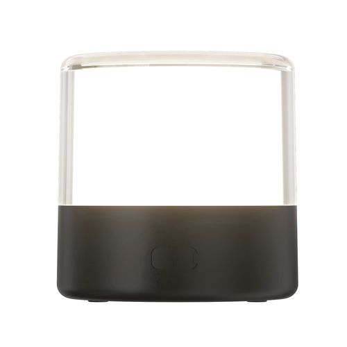 Lampe De Table Sans Fil Bolo Noir Plastique H10cm