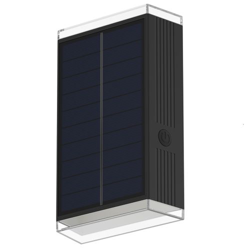 Lot De 2 Projecteurs Solaires Rody Noir Plastique H18 Cm