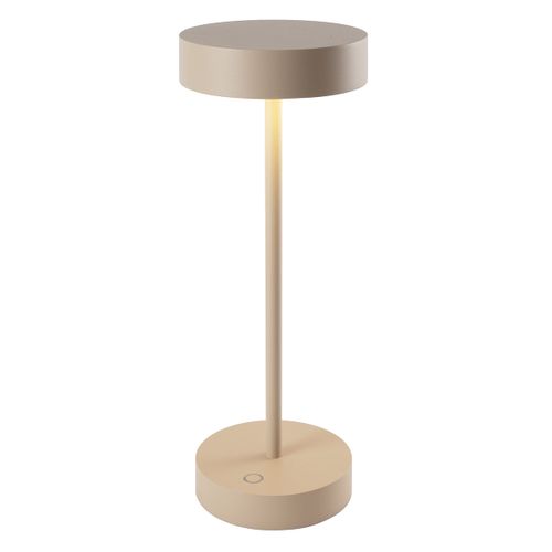 Lampe De Table Sans Fil Aluminium Sandy Sable H33 Cm
