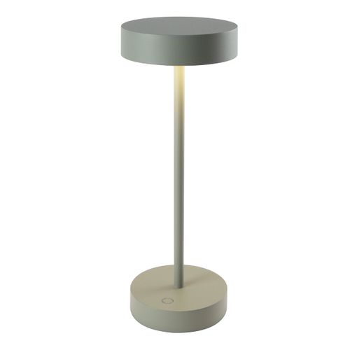 Lampe De Table Sans Fil Aluminium Sandy Vert H33 Cm