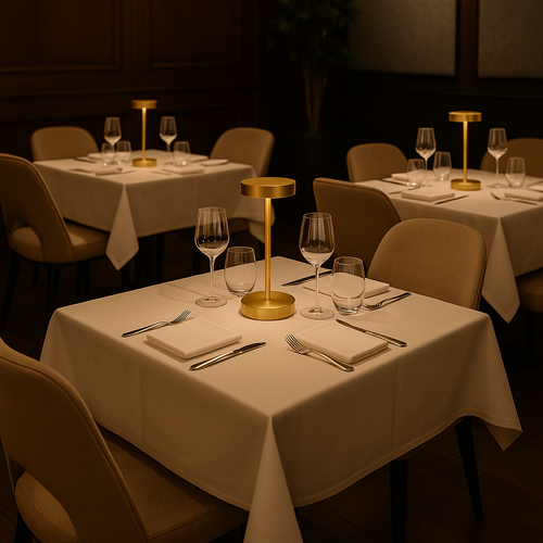 Lampe De Table Design Sandy Mini Or Aluminium H25cm