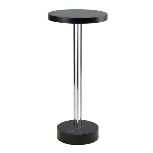 Lampe De Table Sans Fil LED Trizio Noir Aluminium H33cm