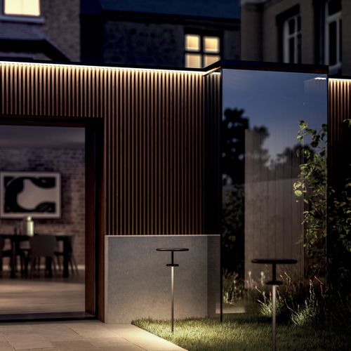 Balise Solaire Planet B Noir Aluminium H1,6m