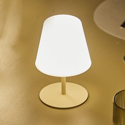 Lampe De Table Sans Fil Twins Sable H16cm