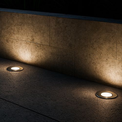 3 Spots Solaires Encastrables Solpool 100lm