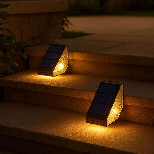 2 Balises Solaires Pour Escalier Stepy H5cm