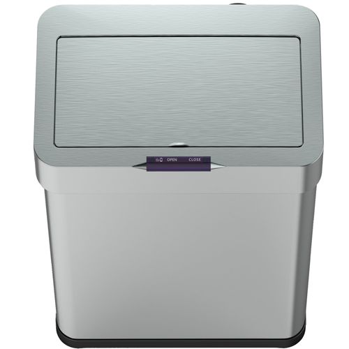 Poubelle Automatique Inox Daytona Argent 70l
