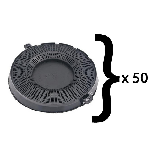 Lot De 50 Filtres Charbon Type 48 Amc037 D'origine Hotte 484000008783, 480122101262 Electrolux, Aris