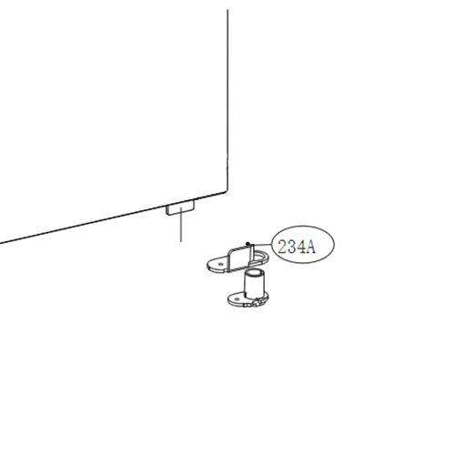 Arrêt Porte Repère 234a Frigo, Réfrigérateur, Congélateur Mjb62730501 Lg