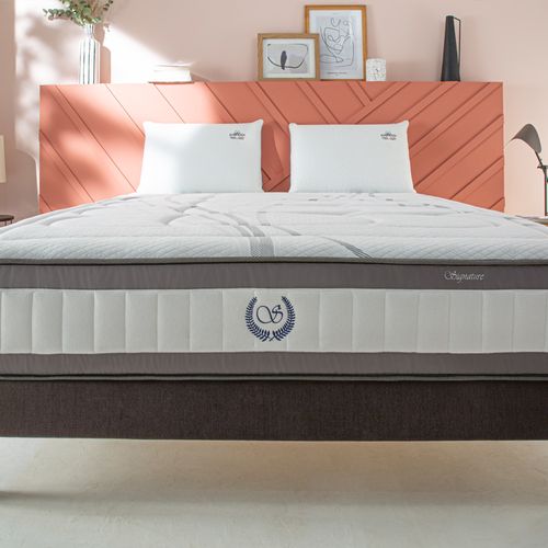 Matelas Signature Ressorts Ensachés Accueil Mémoire De Forme - 30cm - 90 X190 Cm