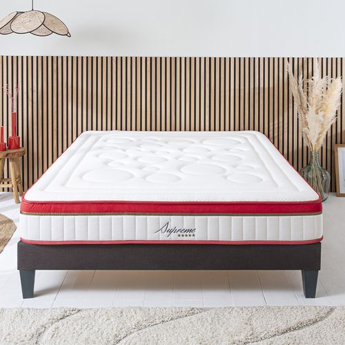 Matelas Suprême Mousse Haute Densité Accueil Mémoire De Forme 24 Cm - 180 X 200 Cm