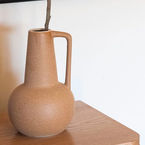 Vase Céramique Terracotta Terra - 15x15x22 Cm