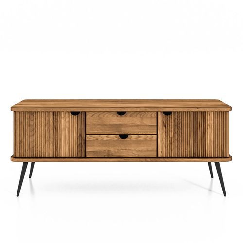 Meuble TV Bois Hêtre Amalfi  144x46cm