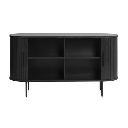 Buffet Bois Noir Alba 140x45cm