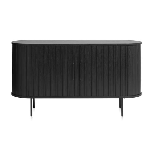 Buffet Bois Noir Alba 140x45cm