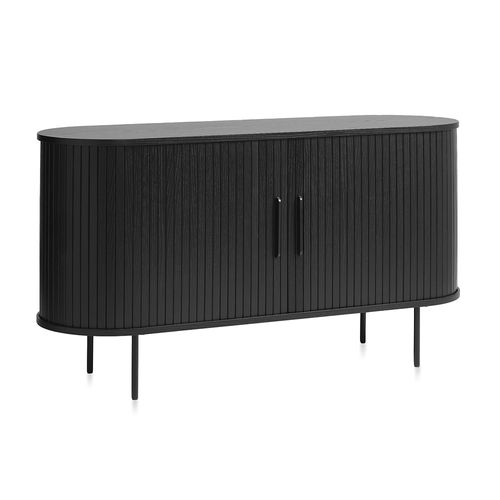 Buffet Bois Noir Alba 140x45cm
